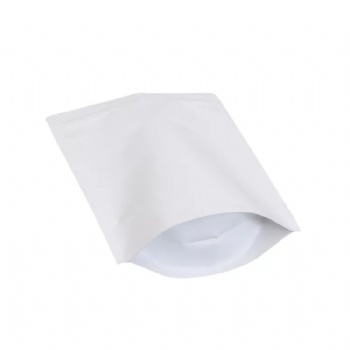 White Kraft Paper Aluminum Foil Laminated Stand up Pouch with Zipper