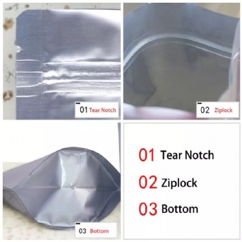 Aluminum Foil Stand up Pouch with Zipper