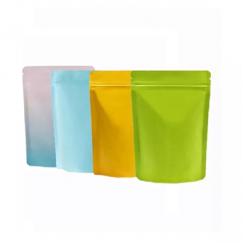 Multi Color Aluminum Foil Laminated Stand Up Pouch with Zipper