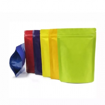 Multi Color Aluminum Foil Laminated Stand Up Pouch with Zipper