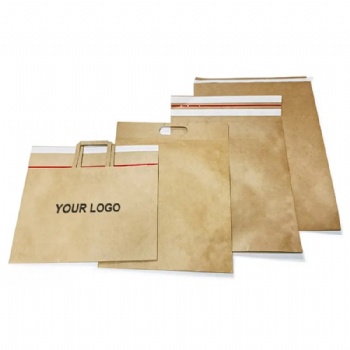 Custom Printed Kraft Paper Mailer Bags