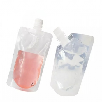 Clear Plastic Spouted Pouch