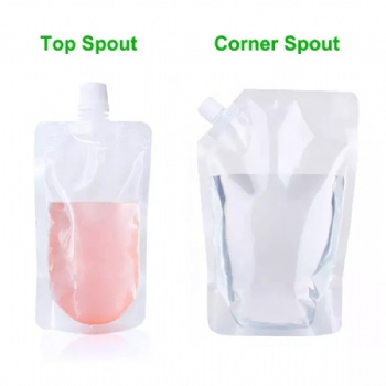 Clear Plastic Spouted Pouch