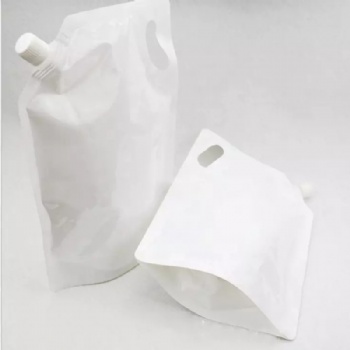 White Plastic Spouted Pouch