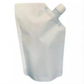 White Plastic Spouted Pouch