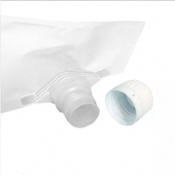 White Plastic Spouted Pouch